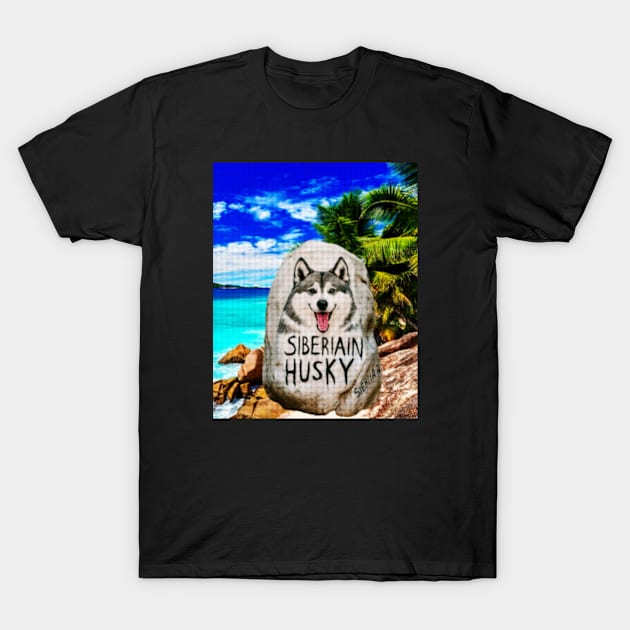 Siberian husky T-Shirt by TshirtMA